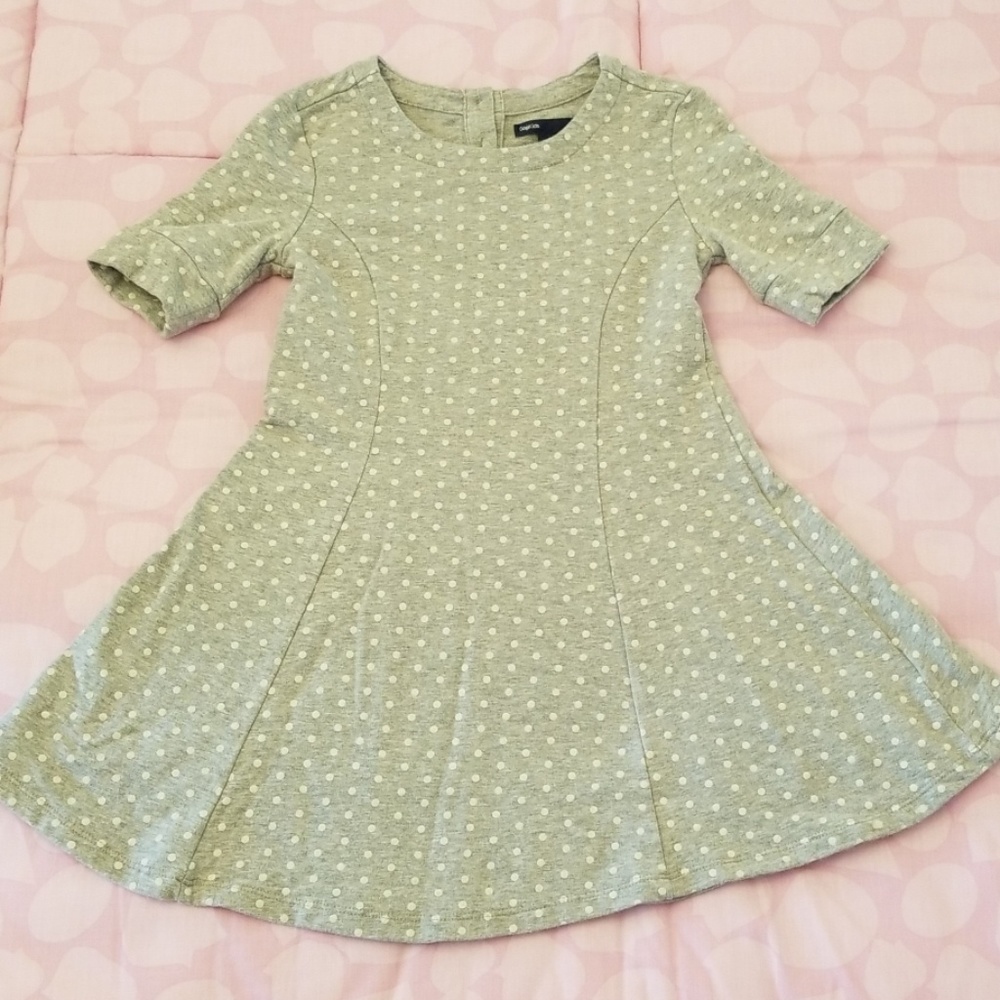 Gap Kids Girls Heather Grey Dress Size S 6-7